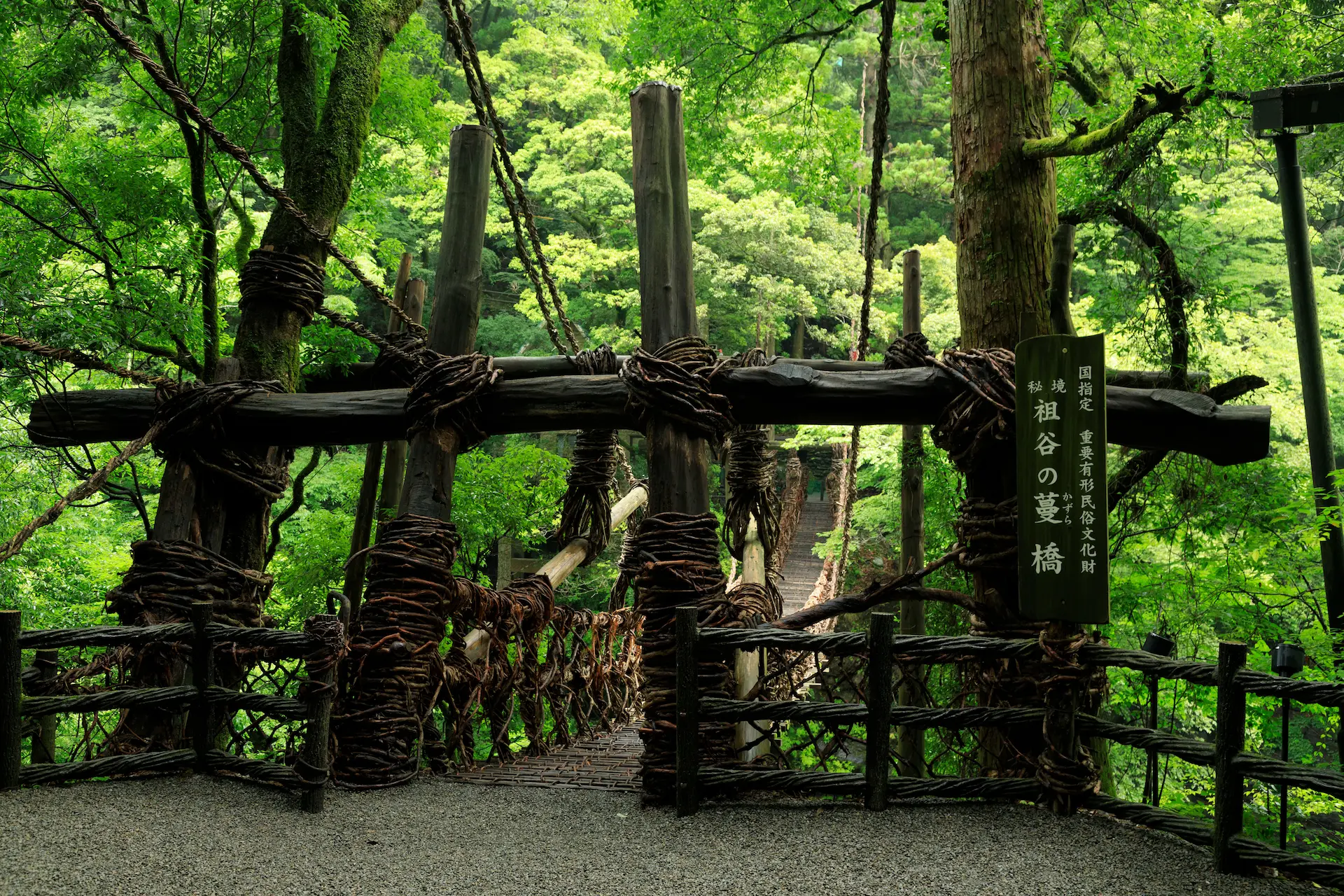 祖谷のかずら橋